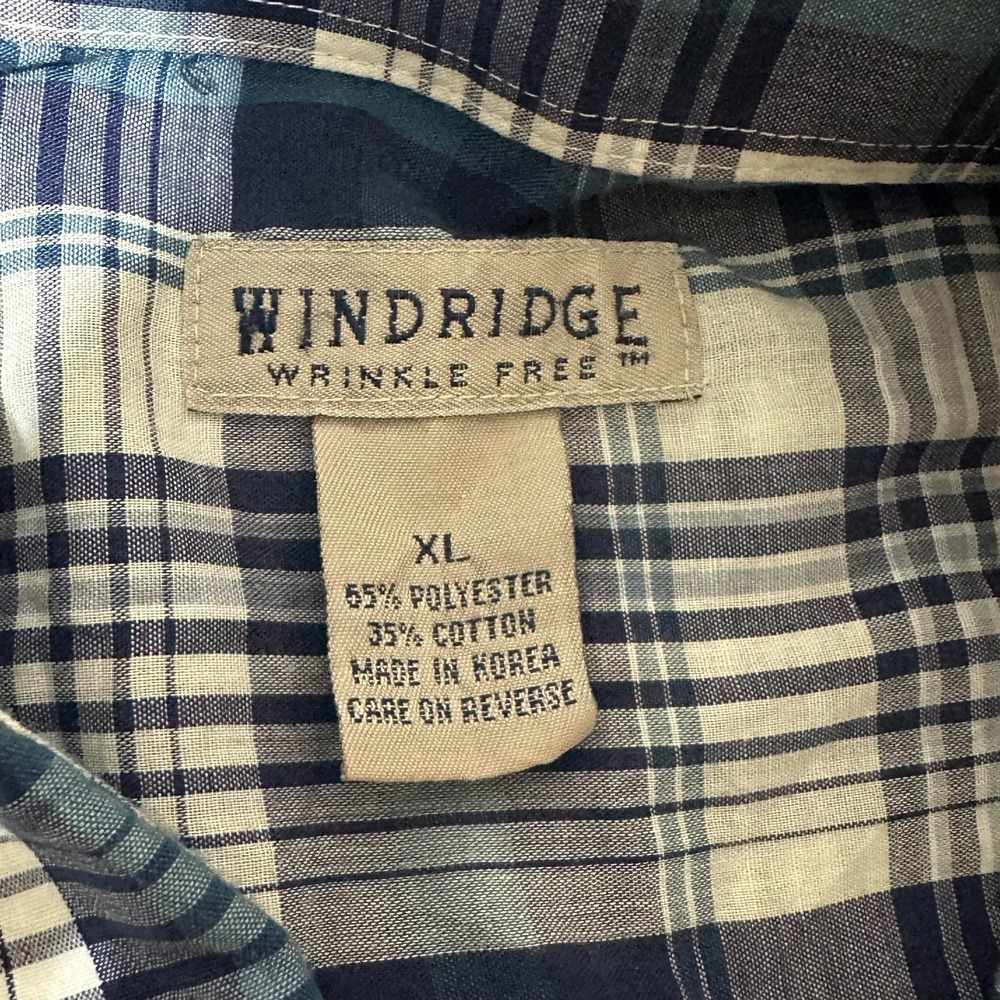 Men's Windridge Wrinkle Free Size XL Short Sleeve Shirt - Picture 3 of 5